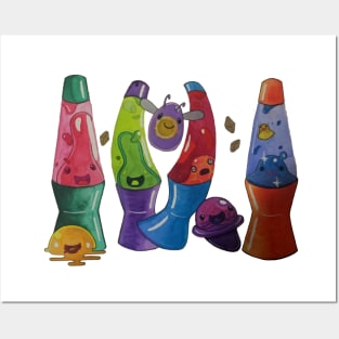 Slime Lava Lamps Posters and Art
